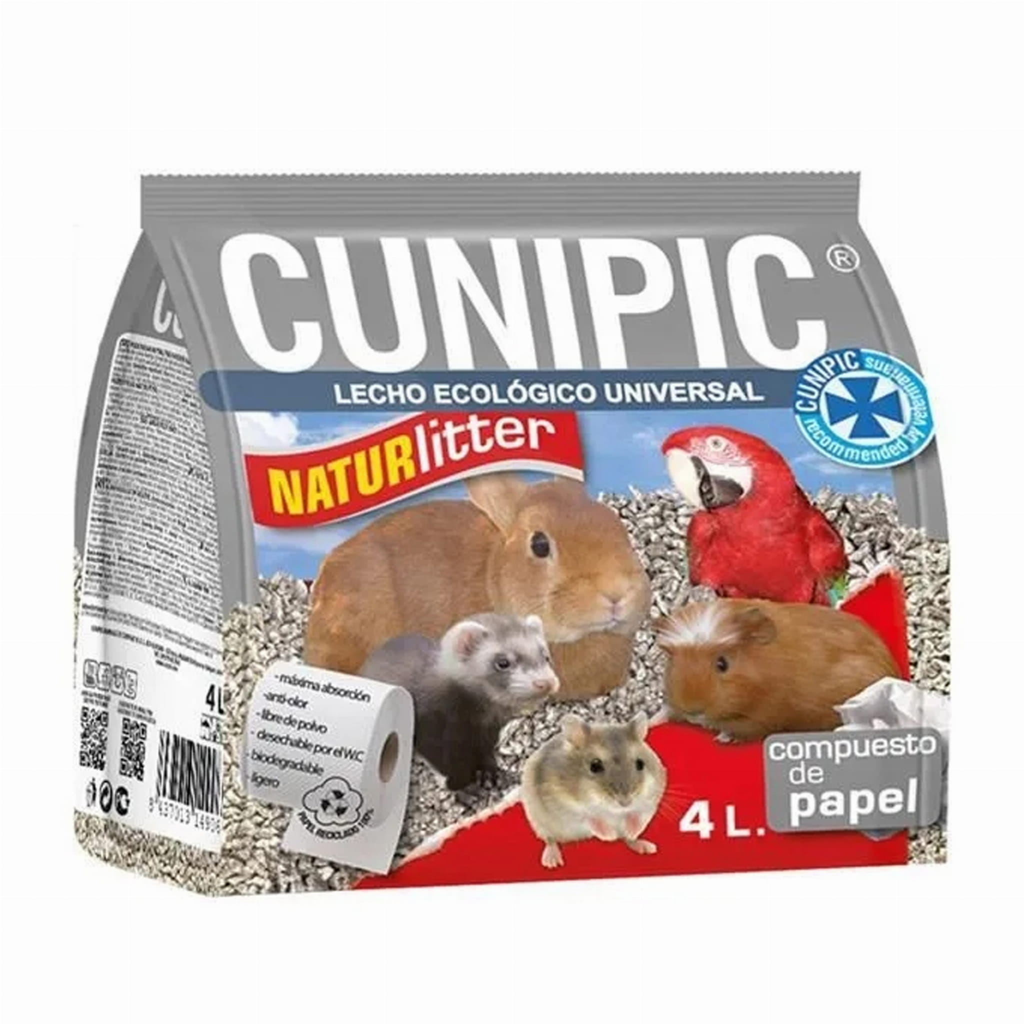 CUNIPIC Naturlitter 4L podłoże dla gryzoni naturalne
